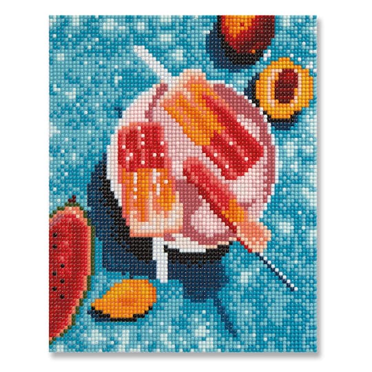 6 Pack: Fruit Popsicle Painting Diamond Art Kit by Make Market®